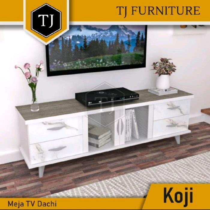 Rak Tv/Bufet Tv Dachi / Partikel Minimalis serbaguna Furniture