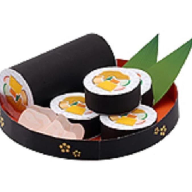 DIY Papercraft 3D Makanan Jepang Setsubun