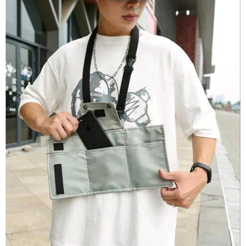 BIG PROMO Tas Selempang Hanging wallet Pocket Hp JRX Pria Wanita
