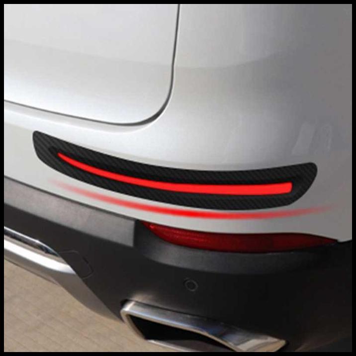 GRATIS ONGKIR LIS BUMPER GUARD MOBIL MAZDA BT50 CARBON LIS MERAH 