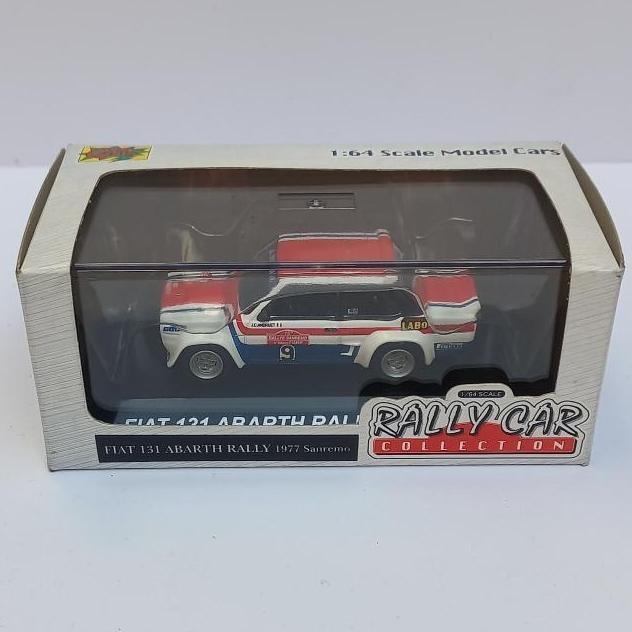 cms cm's fiat 131 abarth rally 1977 sanremo rally car collection diecast 1/64 (s)