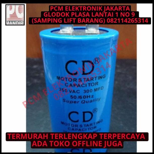 TERBARU KAPASITOR KOMPRESOR 300UF 250V 250VOLT 250 VOLT 300 UF MFD 300MFD CD 