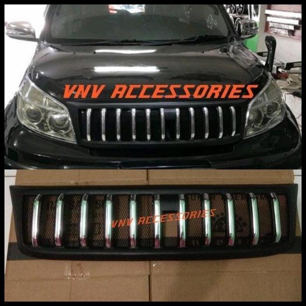 DISKON GRILL DEPAN MOBIL RUSH / TERIOS LAMA 2008 - 2015 MODEL APPOLO FIBERGLASS 