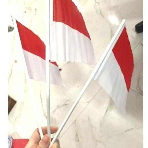 BENDERA MERAH PUTIH / BENDERA STIK MERAH PUTIH / BENDERA MERAH PUTIH PAWAI / BENDERA MERAH PUTIH KAR