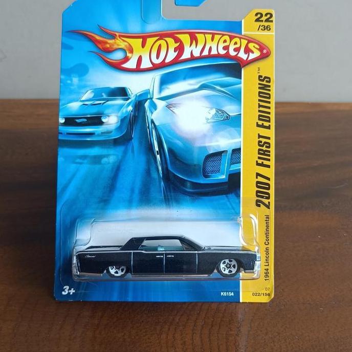 hot wheels 64 lincoln continental biru