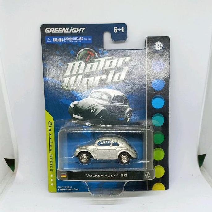 GREENLIGHT VOLKSWAGEN 30 BEETLE MOTOR WORLD DIECAST 1/64 (S)