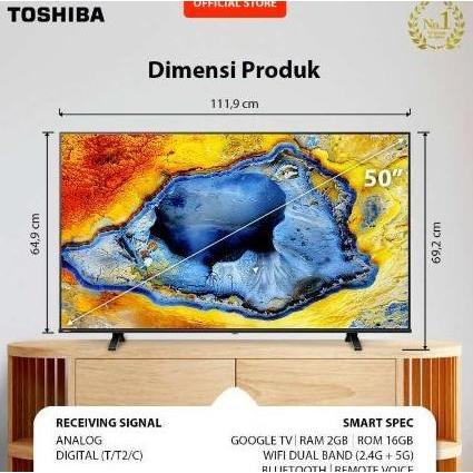 Sale Tv 50 Inch Toshiba 50C350Np Dolby Vision Atmos Tv Toshiba 50 C350 Np Led Smart Tv 4K Uhd