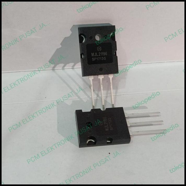 BEST DEAL 1675 TRANSISTOR TR FINAL MJL21195 MJL21196 MJL 21195 21196 ASLI ORI 