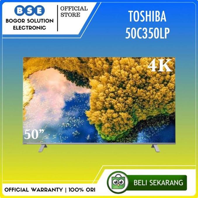 Grosir Tv 50 Inch Toshiba 50C350Lp 4K Hdr Toshiba Google Tv 50C350 [Ori]