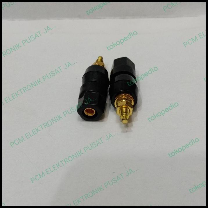TERLARIS 1528 BINDING POSH GOLD EMAS SOCKET TERMINAL SPEAKER SEDANG 