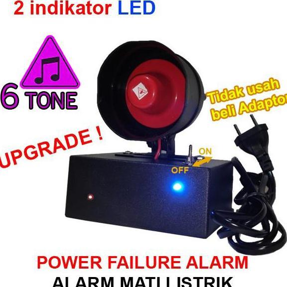 Alarm Mati Listrik Suara Keras Sensor Listrik Padam Mati Lampu Toa Siren