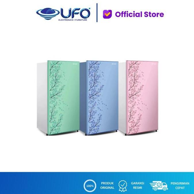 Promo Sharp Sjn182Dsh Kulkas 1 Pintu Sakura 166 Liter - Hijau