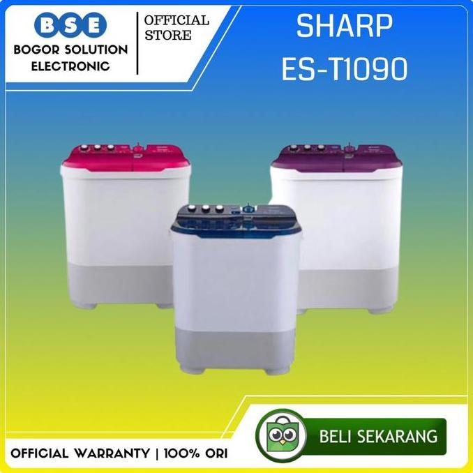 Grosir Sharp Mesin Cuci 2 Tub | Est1090 | Es-T1090 | Sharp Mesin Cuci 10 Kg
