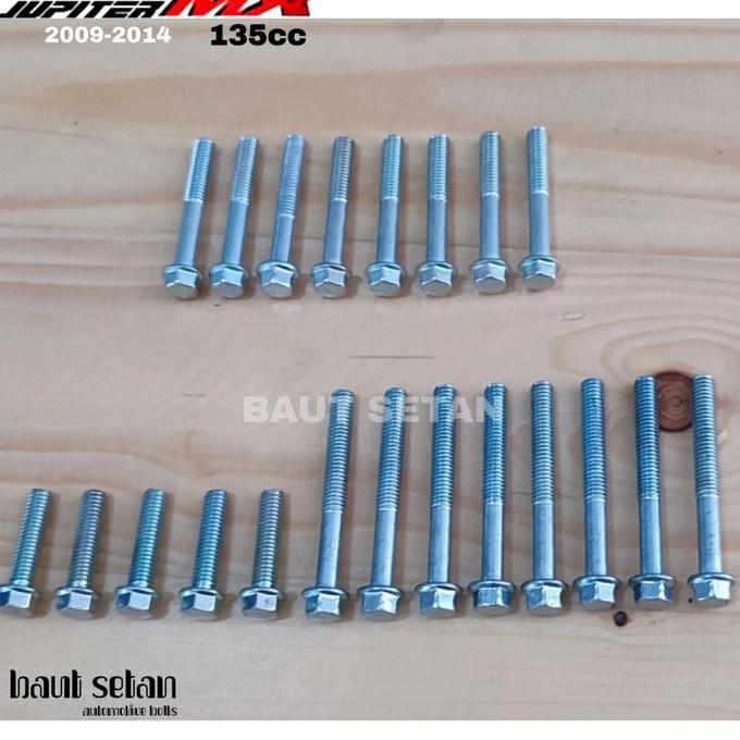 Promo Baut Fullset Blok Mesin Kiri-Kanan Jupiter Mx 135 2009-2014 Original