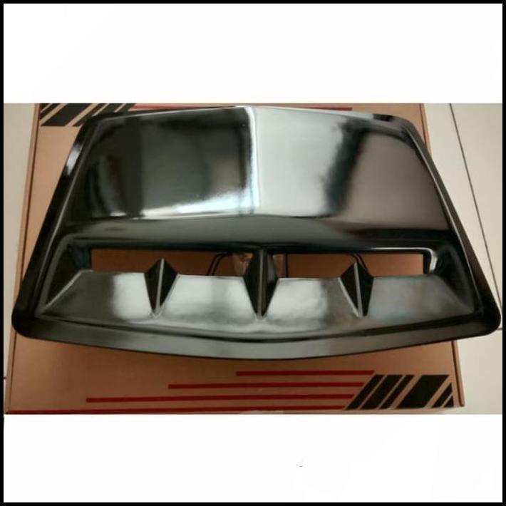 TERLARIS SIDE AIR FLOW VARIASI KAP MESIN MOBIL DATSUN GO UNIVERSAL 