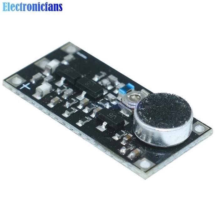 Sale Pemancar Fm Transmitter 88-108Mhz Mini Mic Wireless Radio 2-9V Dc