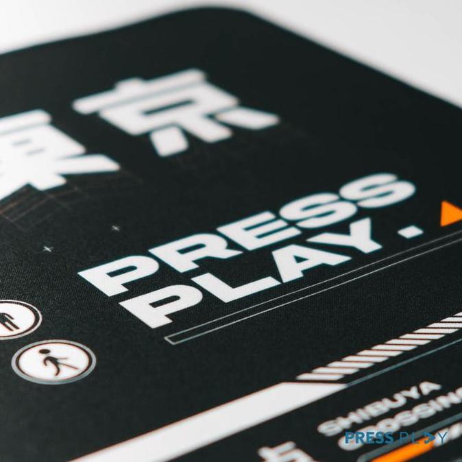 NEW SHIBUYA GAMING MOUSEPAD DESKMAT BY PRESS PLAY BEST