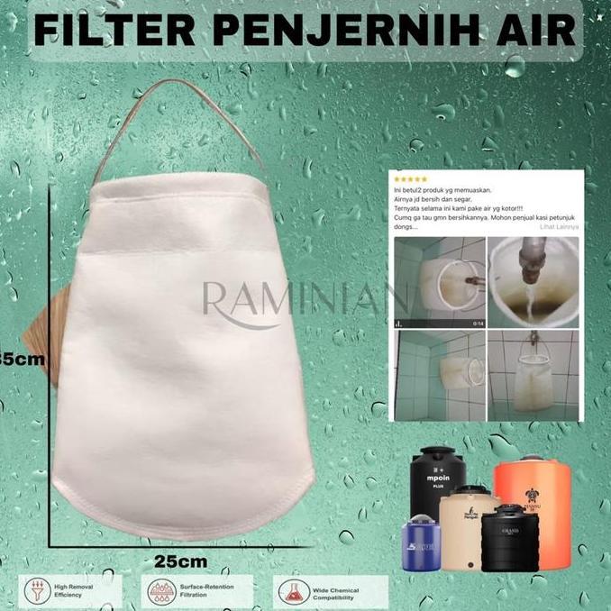 Teruss- Filter Air/Saringan Air Kamar Mandi/Alat Penjernih Air/Pembersih Kran Keran Set