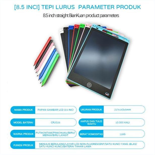 12 inci Warna-Warni Papan Tulis LCD Drawing Tablet Untuk Belajar Menggambar dan Menulis Anak LCD Dra