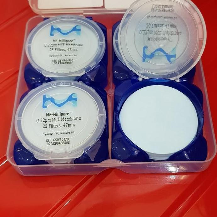 MF - MILLIPORE KERTAS SARING MEMBRAN FILTER 0.22 UM MIKRON 0,22 / 47MM