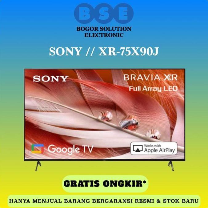Sale Sony Bravia Led X90J 4K Hdr Tv Google Tv 75 Inch Xr-75X90J Sony 75