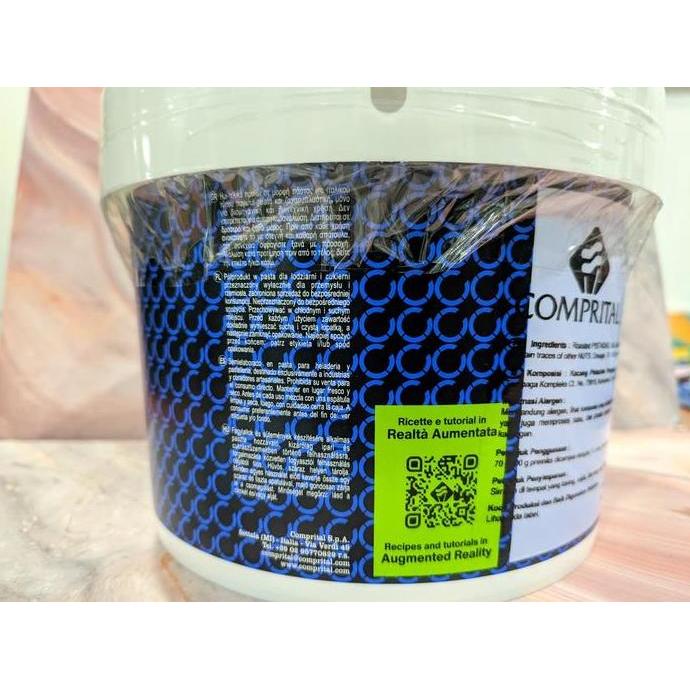 Zairyo- Kacang Pistachio Comprital Pasta Paste Repack 200Gr Puro Pure Real Selai