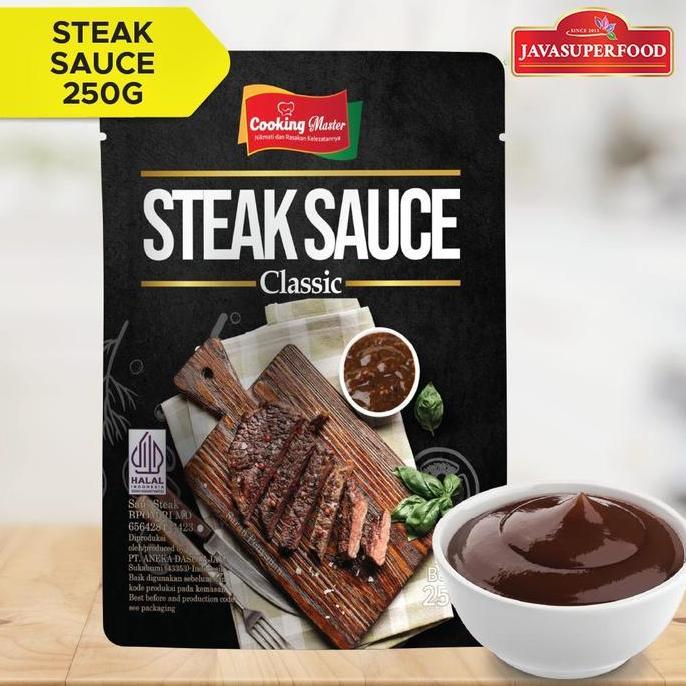 Cooking Master/ Steak Sauce/ Saus Steak/ Sauce Steak Halal 250g