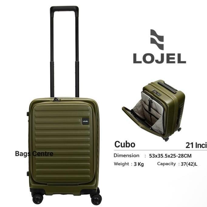 Koper Lojel Cubo Hardcase Size Small Cabin 21 inch - black