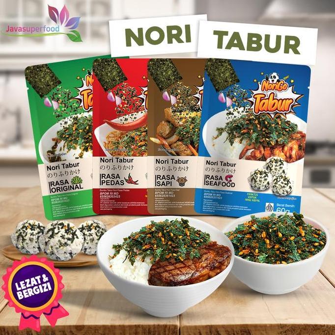 Nori Tabur Rumput Laut Panggang - Rasa Sapi- 60g