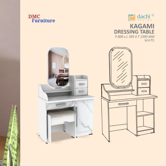 Meja Rias Minimalis Modern Meja rias putih