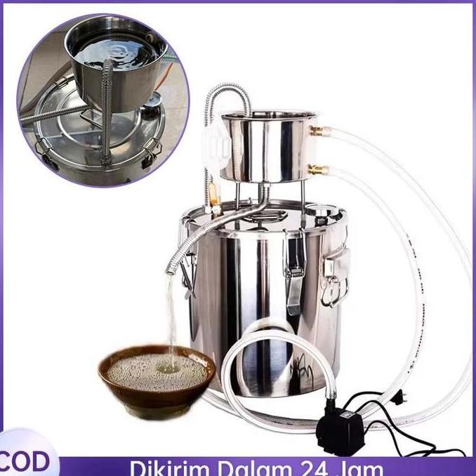 COD12L Alat Destilasi Penyulingan Home Distiller Alat Suling Destilasi Distiller Moonshine Alkohol D