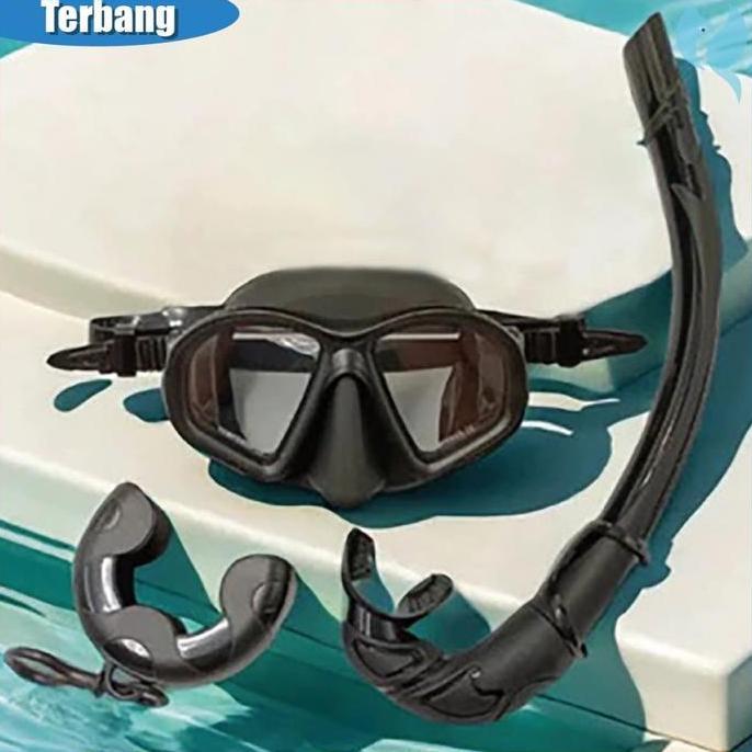 pradipta.riyadi - Masker Freedive Kacamata Low Volume Mask Panah Ikan Selam Spearfishing Freediving 