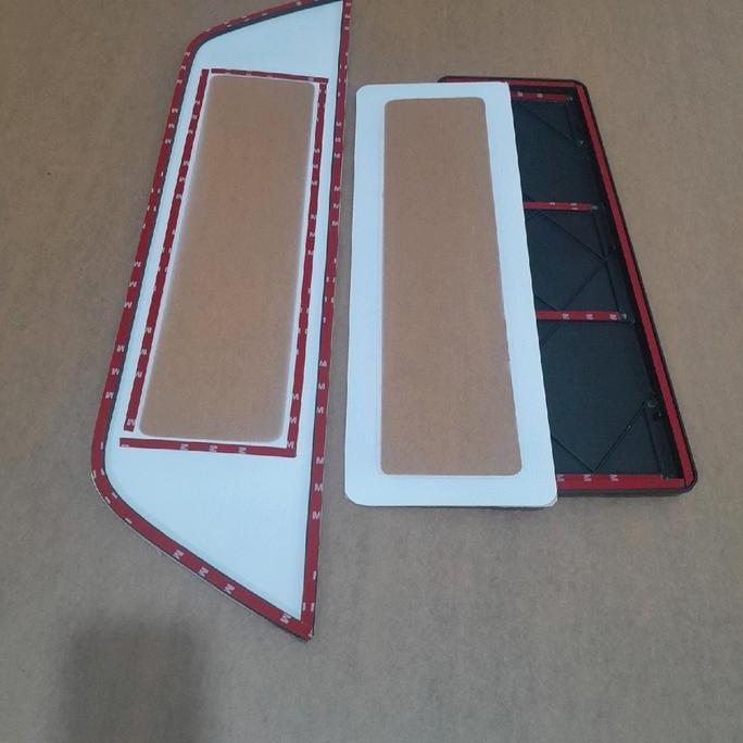 Sale Tatakan/Cover Plat Nomor Acrylic Mobil Innova Zenix Model Custum