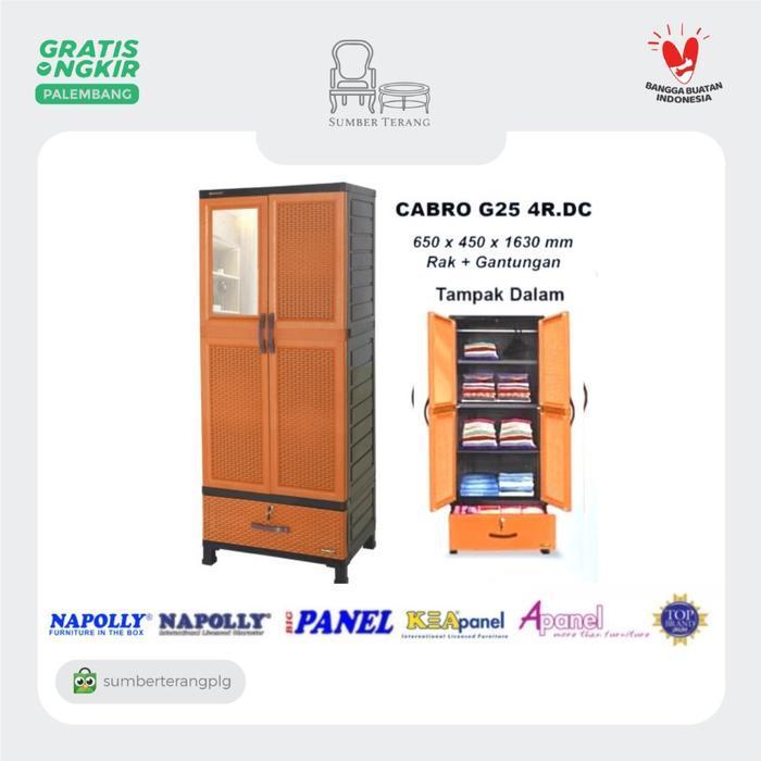 Lemari Kabinet Plastik Napolly Rotan Cabro G25 / Laci Plastik