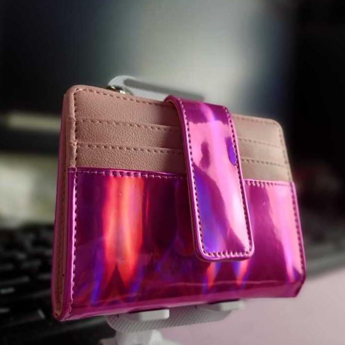 TERMURAH Meicyaa DOMPET LIPAT MINI HOLOGRAM/GLITTER Dompet lipat hologram Dompet Y2k
