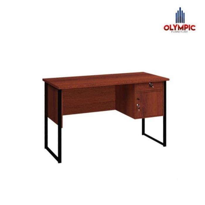 Olympic Meja kantor Biro kaki besi meja kerja office table
