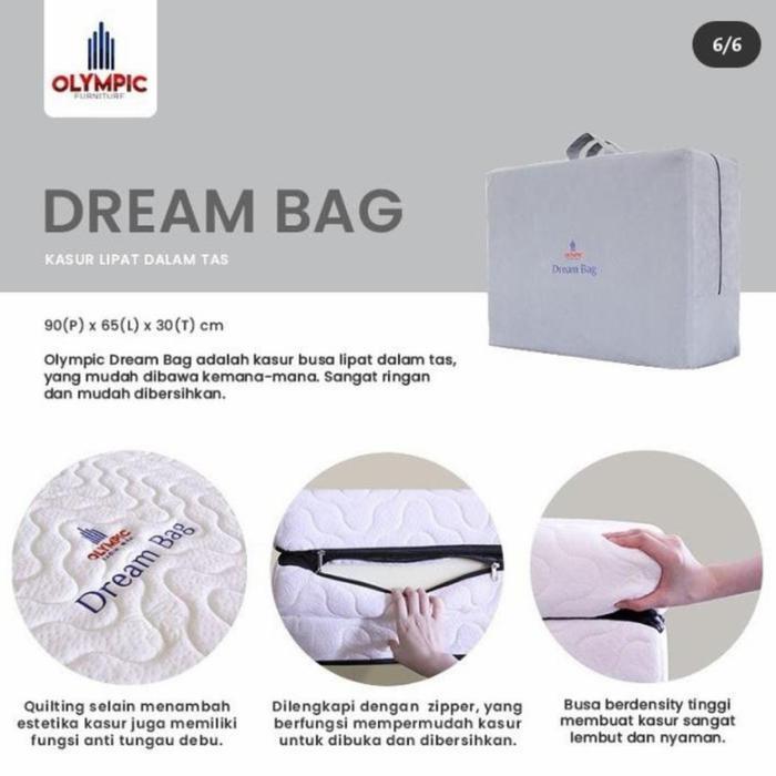 Olympic Kasur Lipat / Kasur Travel / Dream Bag / Kasur Busa Lipat