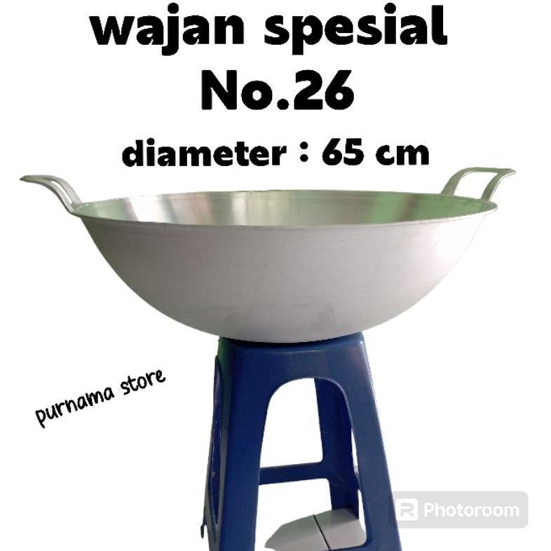 DISKON WAJAN KUALI KANCAH BESAR SPESIAL NO 26-36 WAJAN ANTI LENGKET BAHAN ALUMUNIUM TEBAL