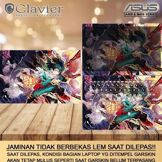 TERBARU - Cover Garskin Laptop Asus M409 M409B M409BA M409D M409DA Transparan