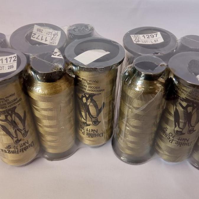 Benang Bordir Rayon double pinguin 70gr