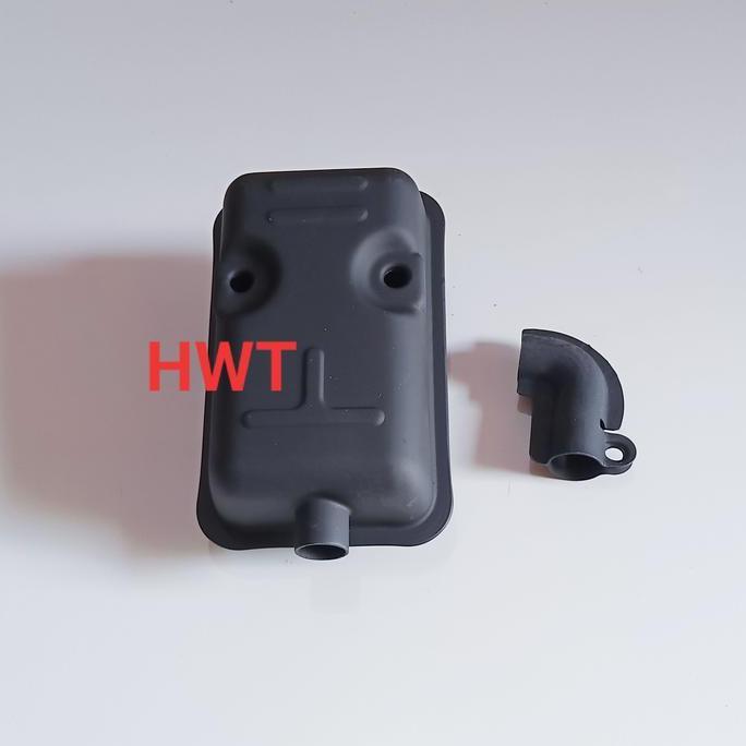 knalpot mesin potong rumput bg328 ~ muffler assy potong rumput bg328