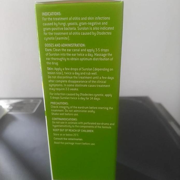 OBAT TETES TELINGA EAR MITE DERMATITIS KUCING ANJING SUROLAN-SUROLAN