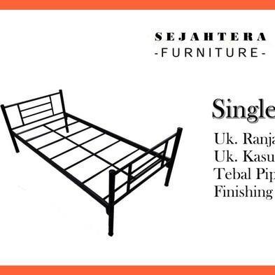 Ranjang susun besi ranjang tingkat murah ranjang besi bunk bed bunkbed
