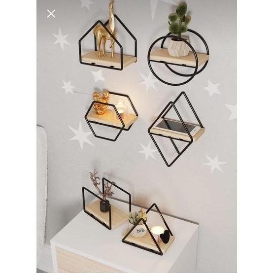 Oritatami- Airustic - Rak Dinding Mungil Dekorasi Dinding