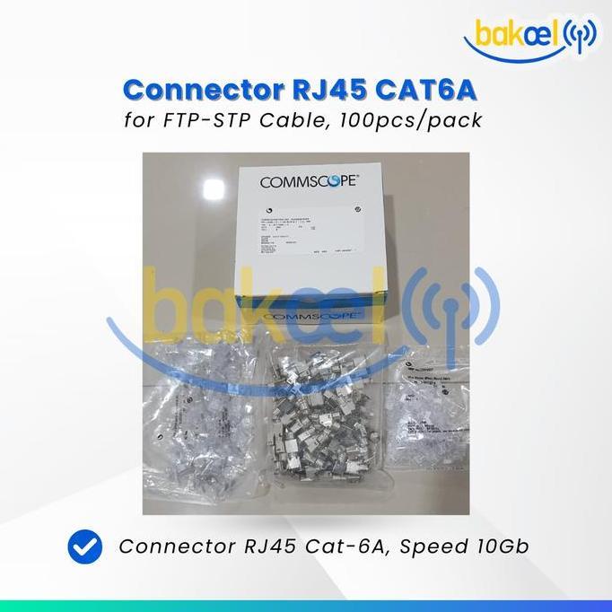 NEW COMMSCOPE AMP RJ45 Connector STP Cat6A Cat 6A RJ 45