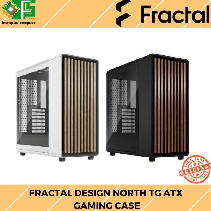 PC Casing Fractal Design North TG ATX | PC Case Komputer ATX