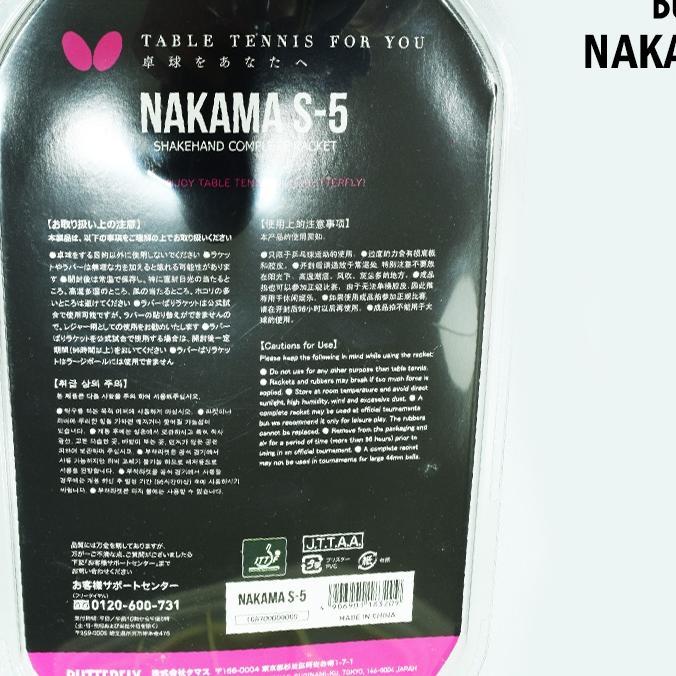 Bet Tenis Meja Butterfly Nakama S5