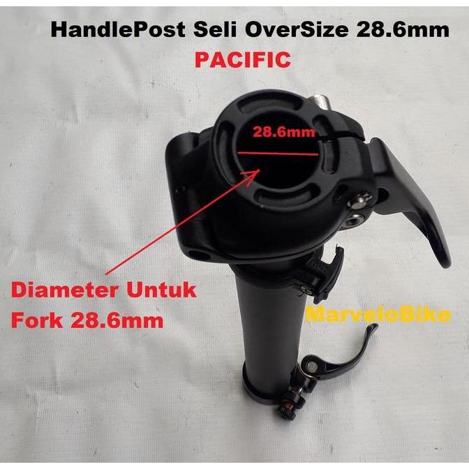 HandlePost Sepeda Lipat 16 20 inch OverSize 28.6mm Alloy PACIFIC