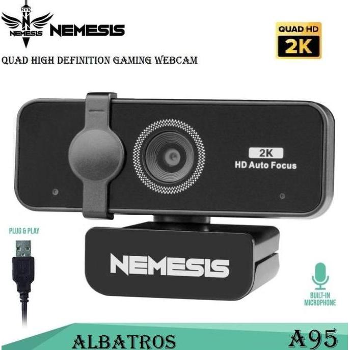 Webcam NYK NEMESIS A95 ALBATROS - Hitam