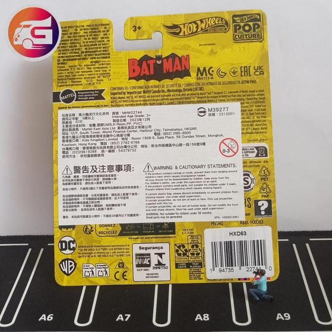 Ready Hot Wheels Premium First Batmobile Batman - Hotwheels